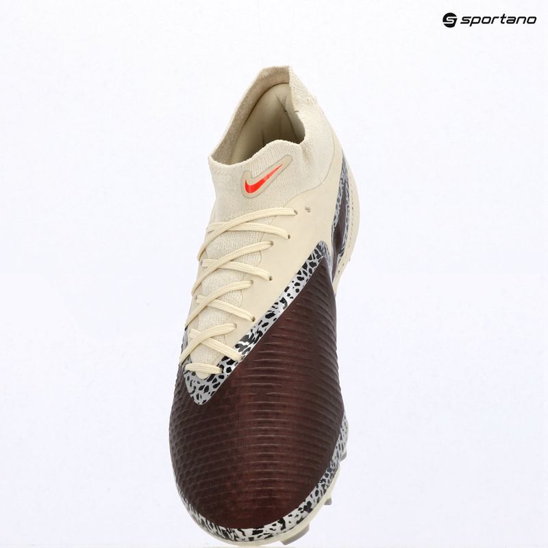 Men's football boots Nike United Phantom 6 High Academy MG burgundy crush/fossil/university red 13