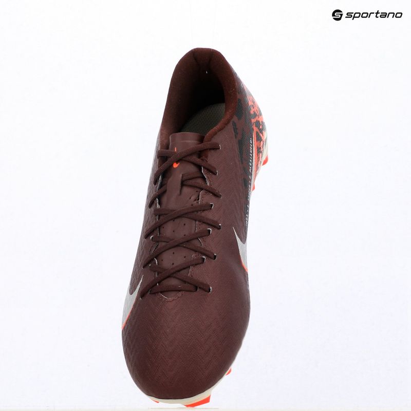 Men's football boots Nike United Mercurial Vapor 16 Academy MG burgundy crush/metallic silver 13