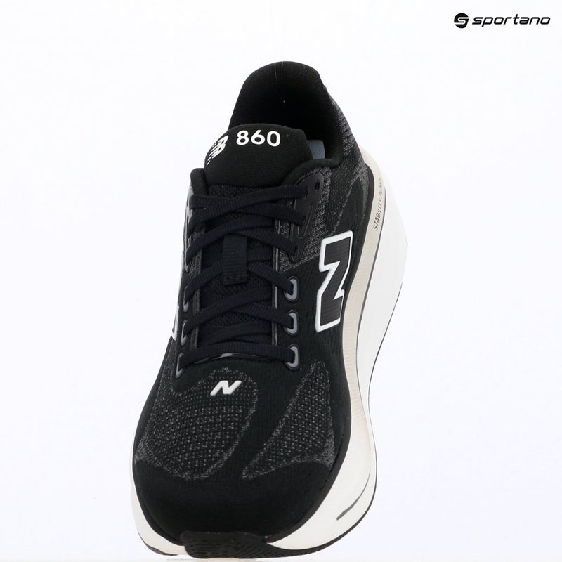 Women's running shoes New Balance Fresh Foam 860's V15 black/ 103 white 17