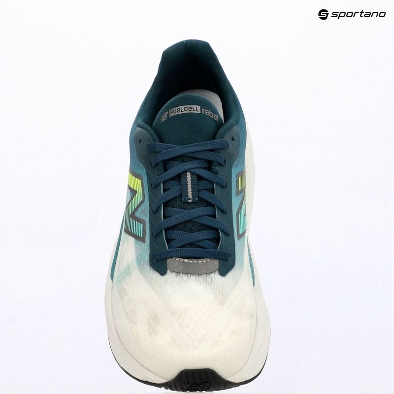 Men's running shoes New Balance FuelCell Rebel V5 medusa green/faded teal 19