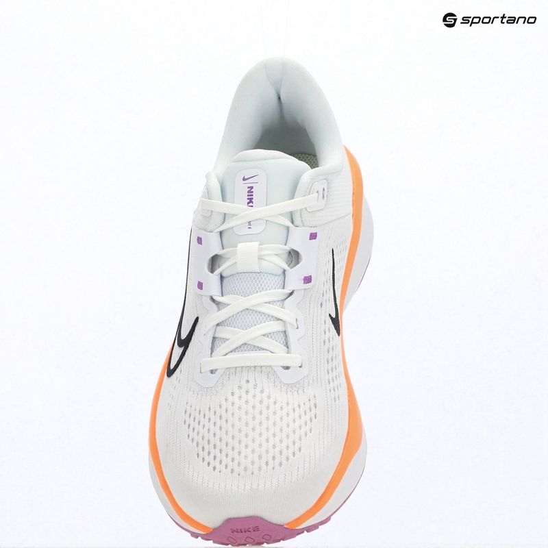 Women's running shoes Nike Quest 6 white/bright violet/light magenta/black 14