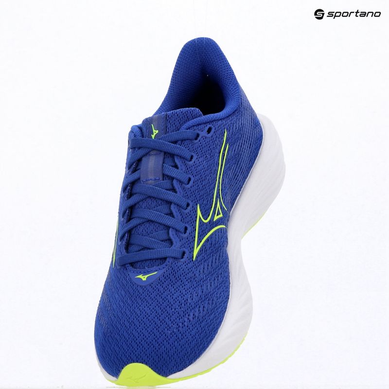Children's running shoes Mizuno Enerzy Rider Jr surf the web/lightning yellow 9