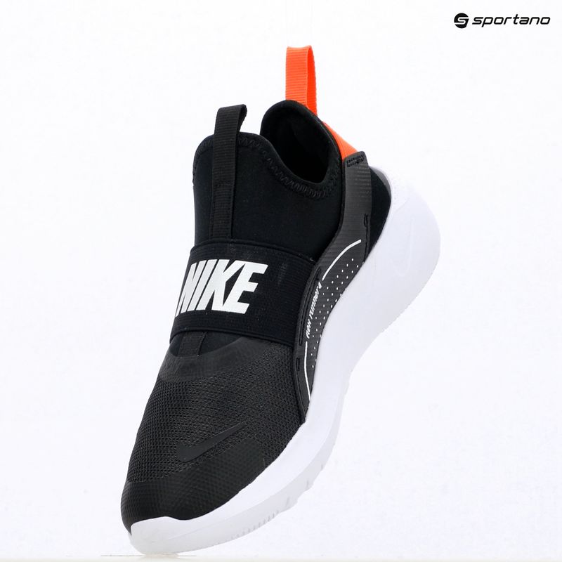Children's shoes Nike Flex Runner 4 black/white/turf orange 14