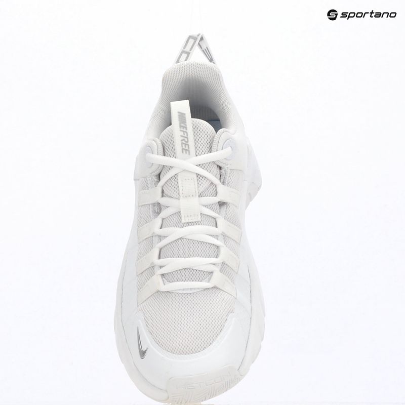 Women's training shoes Nike Free Metcon 7 white/white/metallic silver 18