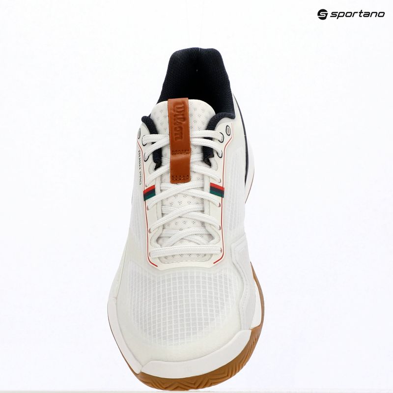 Men's tennis shoes Wilson Rush Pro 5 white/navy blazer/gum 11