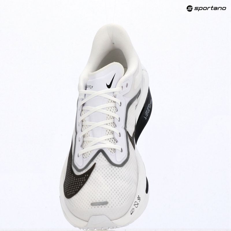 Men's running shoes Nike Zoom Fly 6 white/smoke grey/metallic silver/black 14