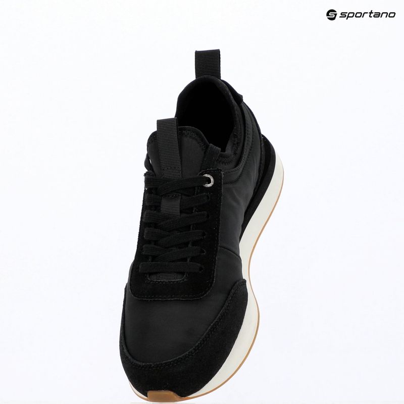 Women's shoes Calvin Klein YW0YW02060 Retro Runner Sock Laceup Mix Mat black/gyn metal/gum 9