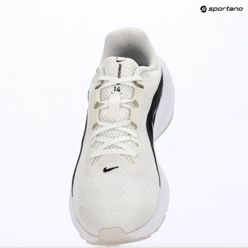 Men's running shoes Nike Downshifter 14 summit white/black/white/metallic silver 13