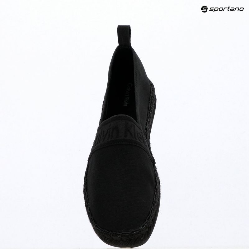 Women's espadrilles Calvin Klein HW0HW02934 Oblique Webbing Triple Black 9