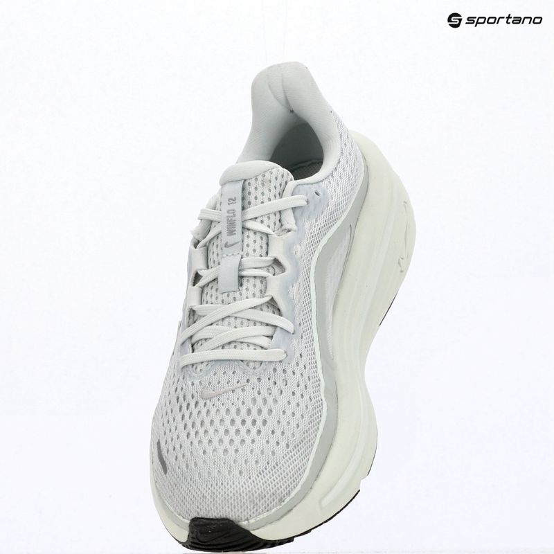 Women's running shoes Nike Winflo 12 off white/barely green/metallic silver 14