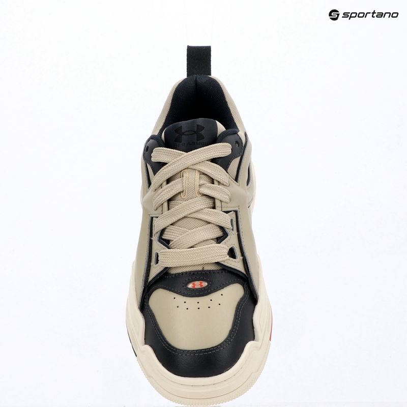 Training shoes Under Armour HB-LO desert sand/stone/racer red 9