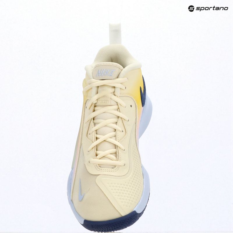 Nike React Hyperset 2 SE volleyball shoes coconut milk/diffused blue/hydrogen blue 9