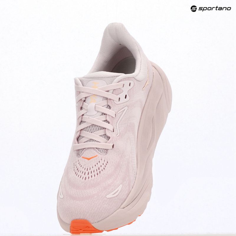 Women's running shoes HOKA Arahi 8 lilac cream/neon cantaloupe 18
