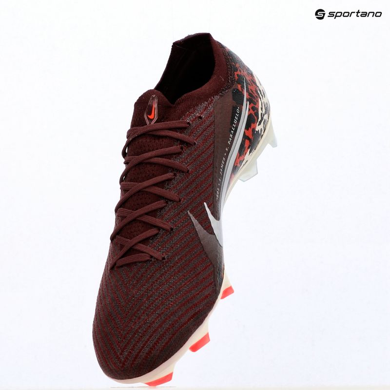 Men's football boots Nike United Vapor 16 Elite FG burgundy crush/university red/fossil/metal silver 14