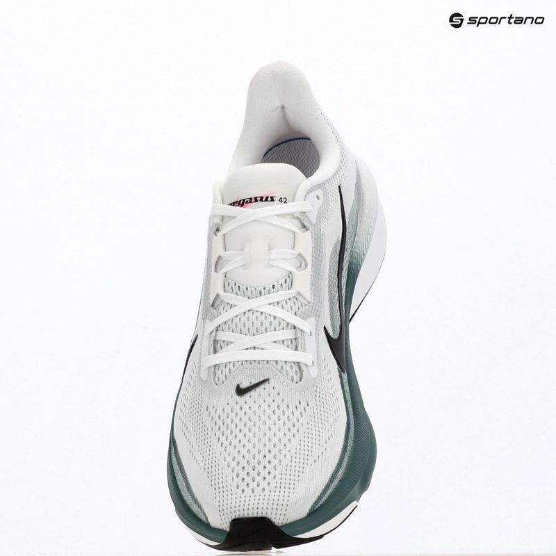 Men's running shoes Nike Pegasus 42 white/mineral slate/hyper pink/black 13