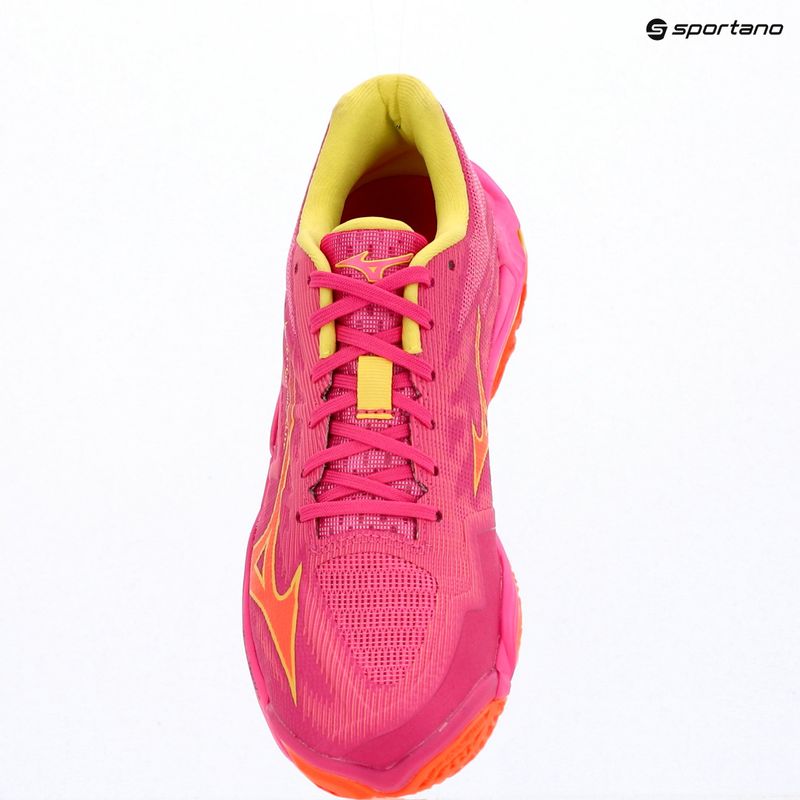 Volleyball shoes Mizuno Wave Lightning Elite pink tetra/fortune yellow/ligh 15