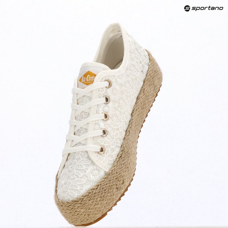 Women's espadrilles Lee Cooper LCW-26-31-4326LA white 11