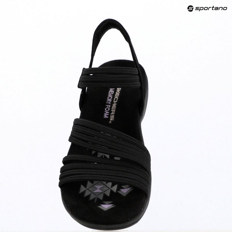Women's sandals SKECHERS Reggae Slim Coffee Run black 11