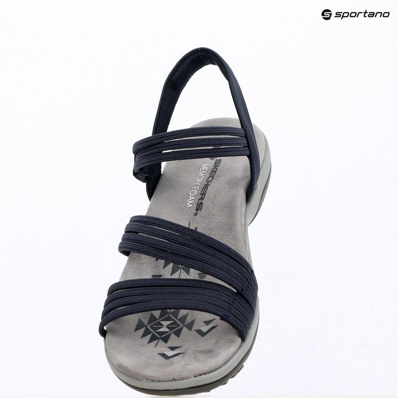 Women's sandals SKECHERS Reggae Slim Coffee Run blue 11