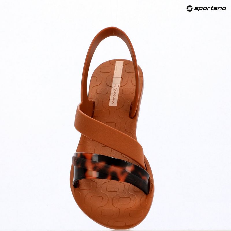 Women's sandals Ipanema Vibrant Sand brown/turtle/beige 4