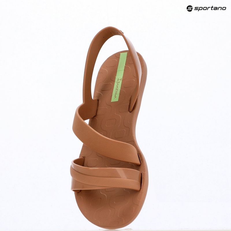 Women's sandals Ipanema Vibrant Sand brown/brown/green 12