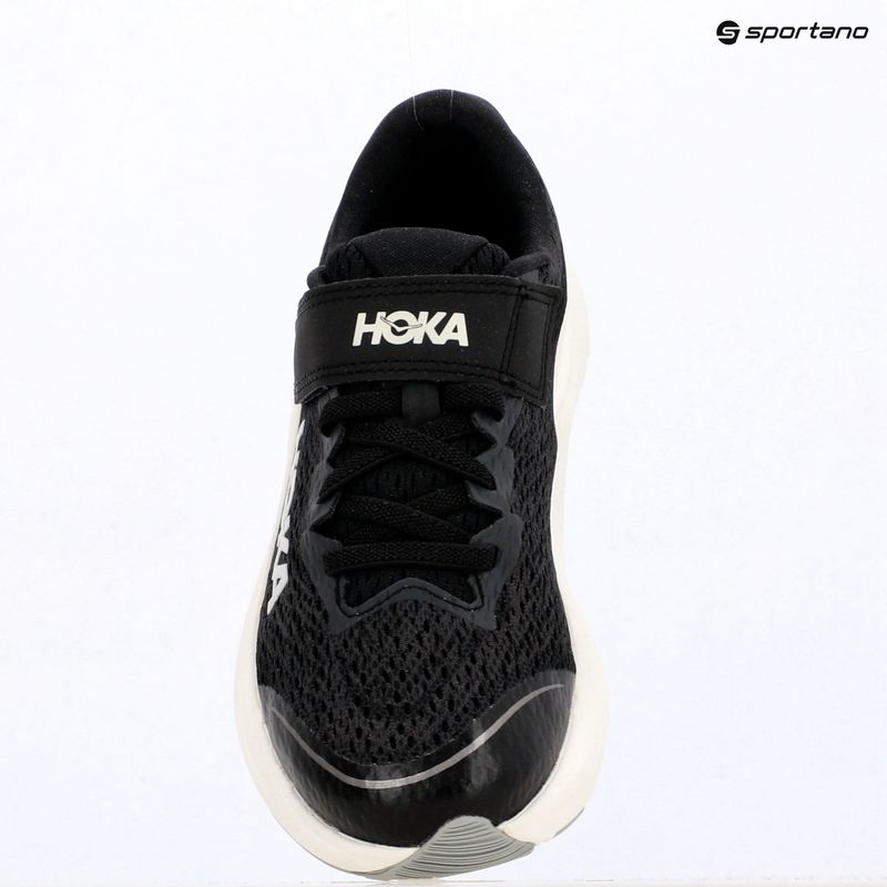Children's running shoes HOKA Rincon 4 Little Kids black/white 18
