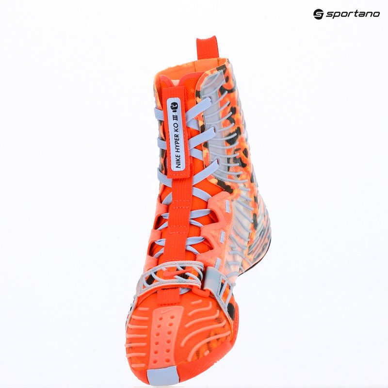Boxing shoes Nike HyperKo 3 SE black/bright crimson/aluminum 3