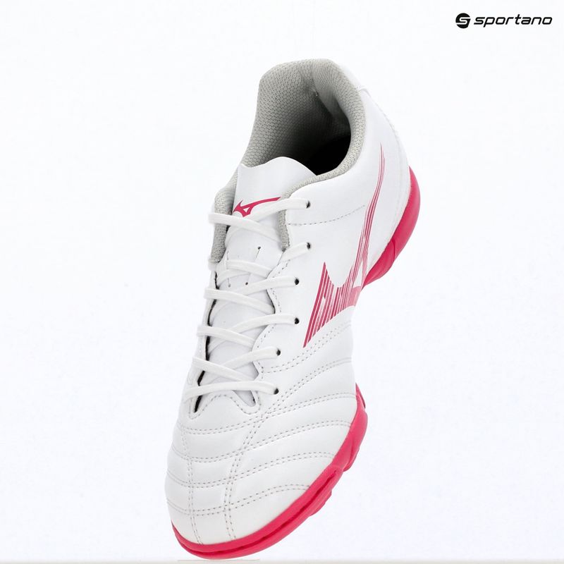 Children's football boots Mizuno Monarcida Neo III Select Jr AS white/fuchsia purple 4