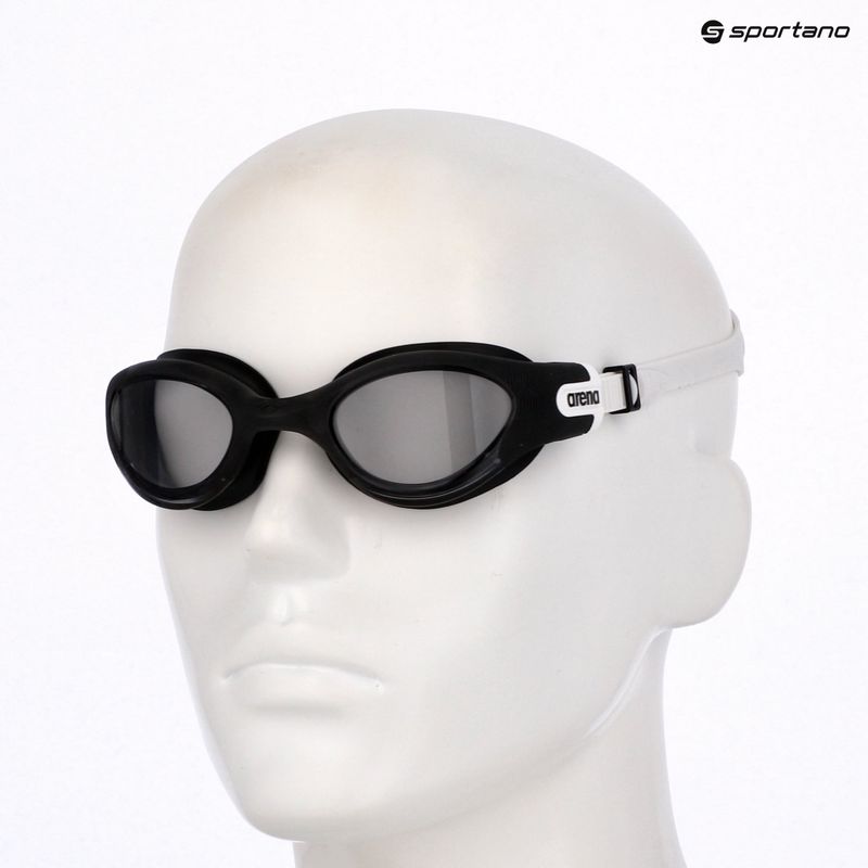 Swim goggles arena The One Plus light smoke/black/white 17