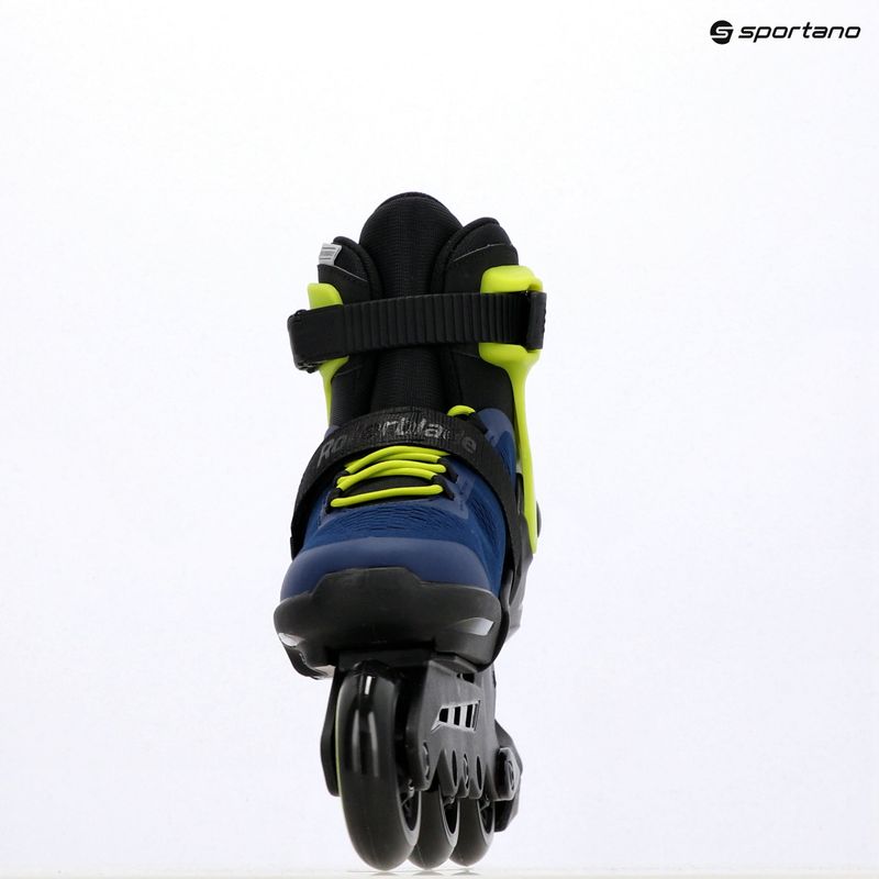 Children's roller skates Rollerblade Microblade 3WD Jr blue royal/lime 10