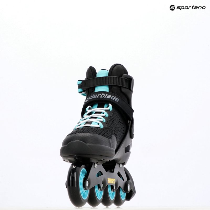 Women's inline skates Rollerblade Sirio 80 W black/teal blue 10