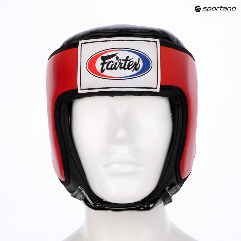 Fairtex Muay Thai & Kickboxing Competition helmet red 6