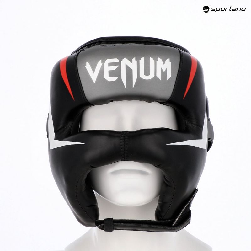 Venum Elite Iron black/red boxing helmet 3
