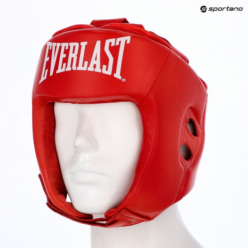 Boxing helmet Everlast Amateur Competition Headgear red 4