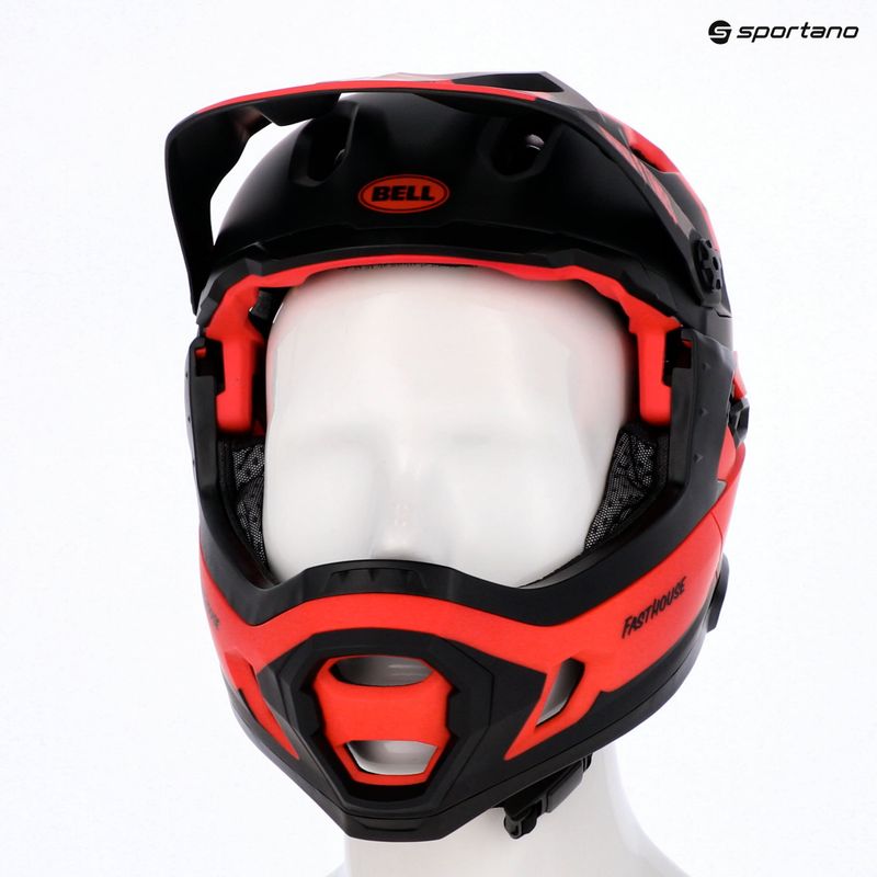 Bell bike helmet FF Super DH MIPS Spherical fasthouse matte gloss red/black 7