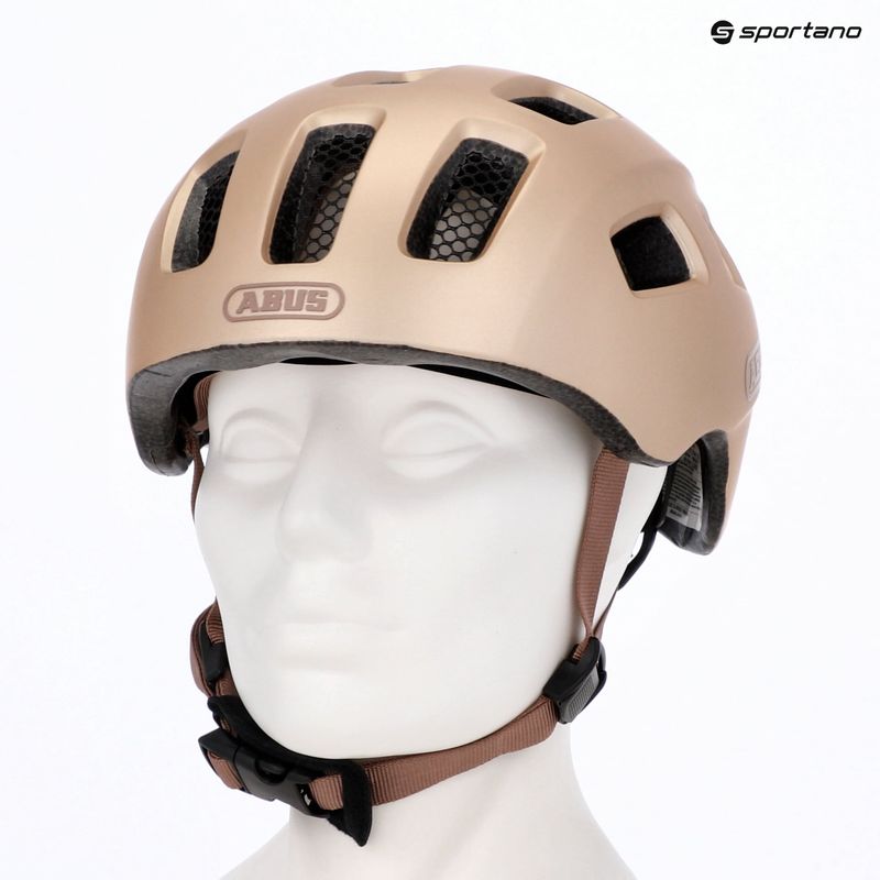Children's bike helmet ABUS Youn-I 2.0 champagne gold 8