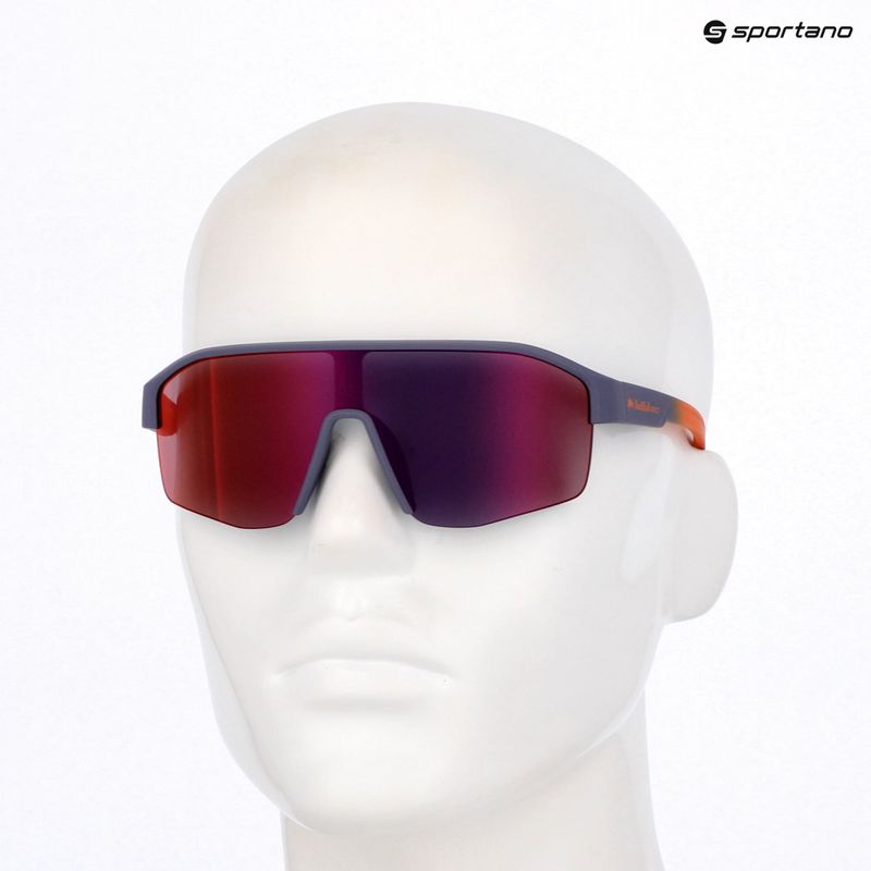 Sunglasses Red Bull SPECT Dundee soft touch midnight/smoke red/purple mirror 7