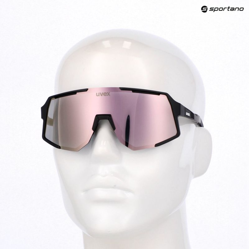 Sunglasses UVEX Sequenze black matt/mirror silver 7