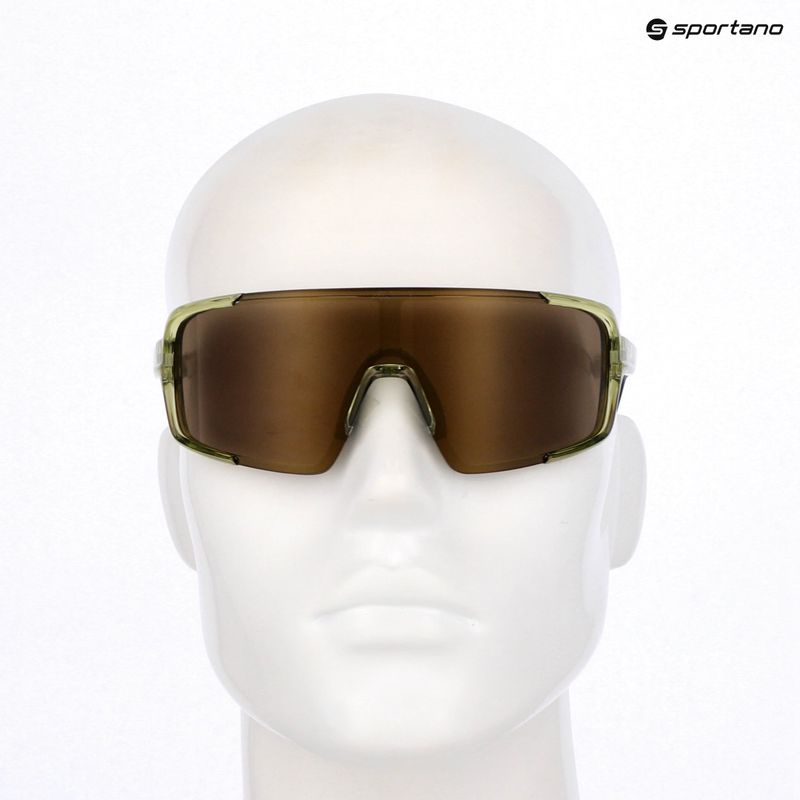 Sunglasses Alpina Lumin green transparent gloss/gold mirror 7