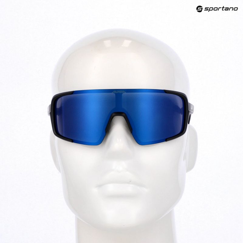 Sunglasses Alpina Lumin black matt/blue mirror 7