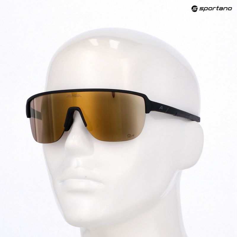 Sunglasses Alpina Ram 2.0 Q-Lite black matt/gold mirror 7