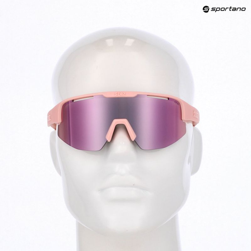 Bliz Matrix Small matte powder pink/brown rosé multi sunglasses 6
