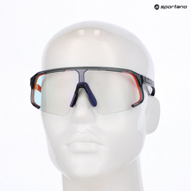 Bollé Speedchaser dark grey crystal/phantom clear lava photochromic sunglasses 3