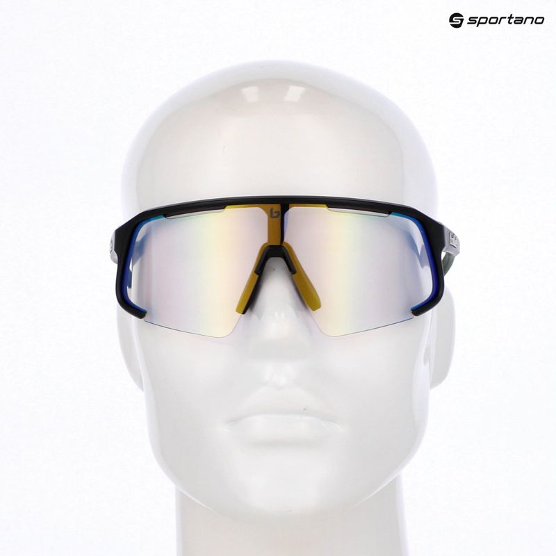 Bollé Speedchaser black matte/phantom clear green photochromic sunglasses 3