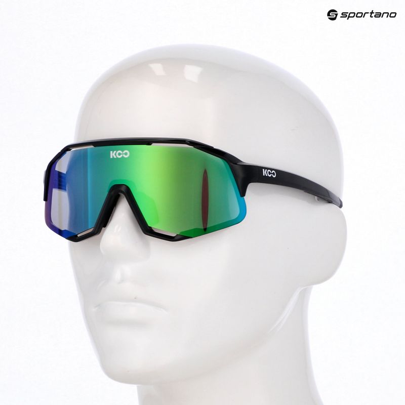 Koo Demos black/green mirror sunglasses 5