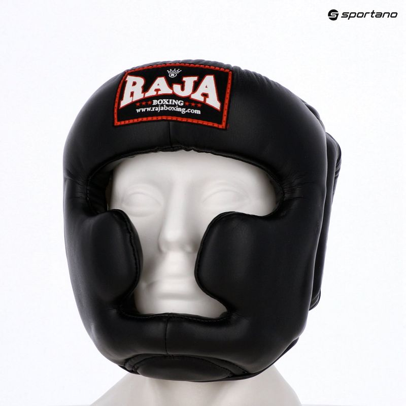 Boxing helmet RAJA BOXING Semi Leather black 5