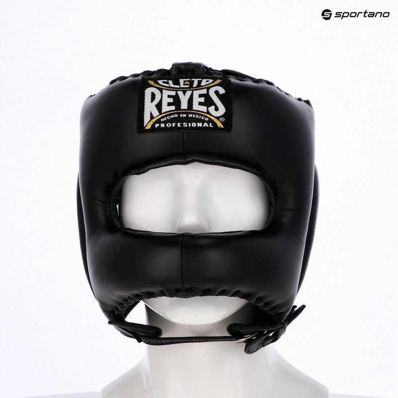 Cleto Reyes Boxing Helmet With Pointed Face Nylon Bar black 3