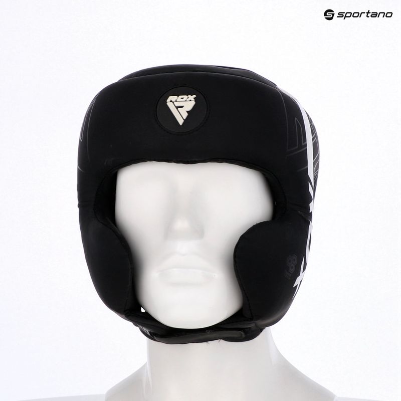 RDX F6 Kara Head Guard white boxing helmet 5