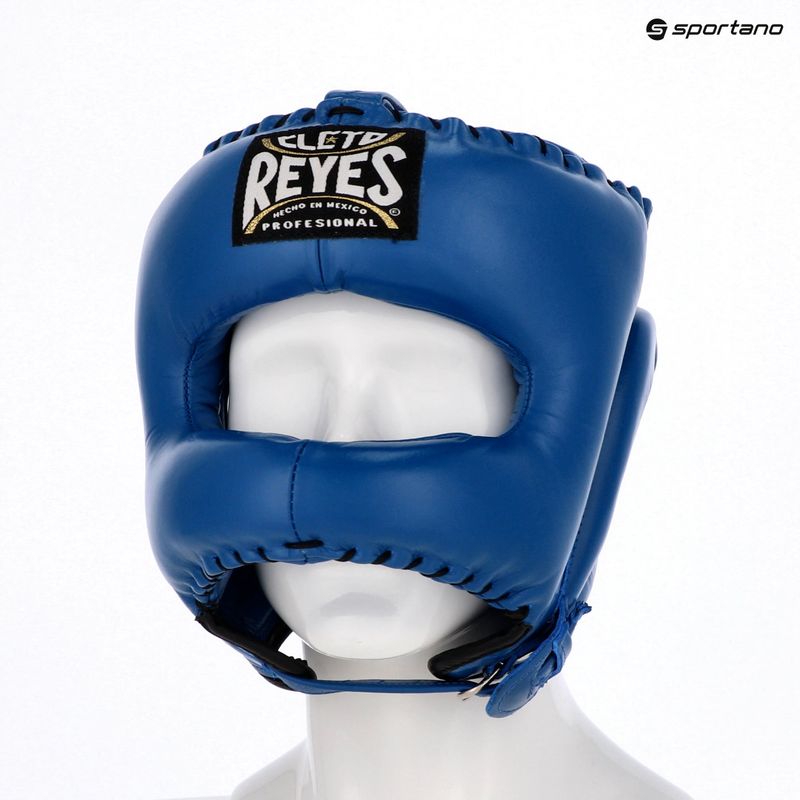 Boxing helmet Cleto Reyes With Pointed Face Nylon Bar blue 3