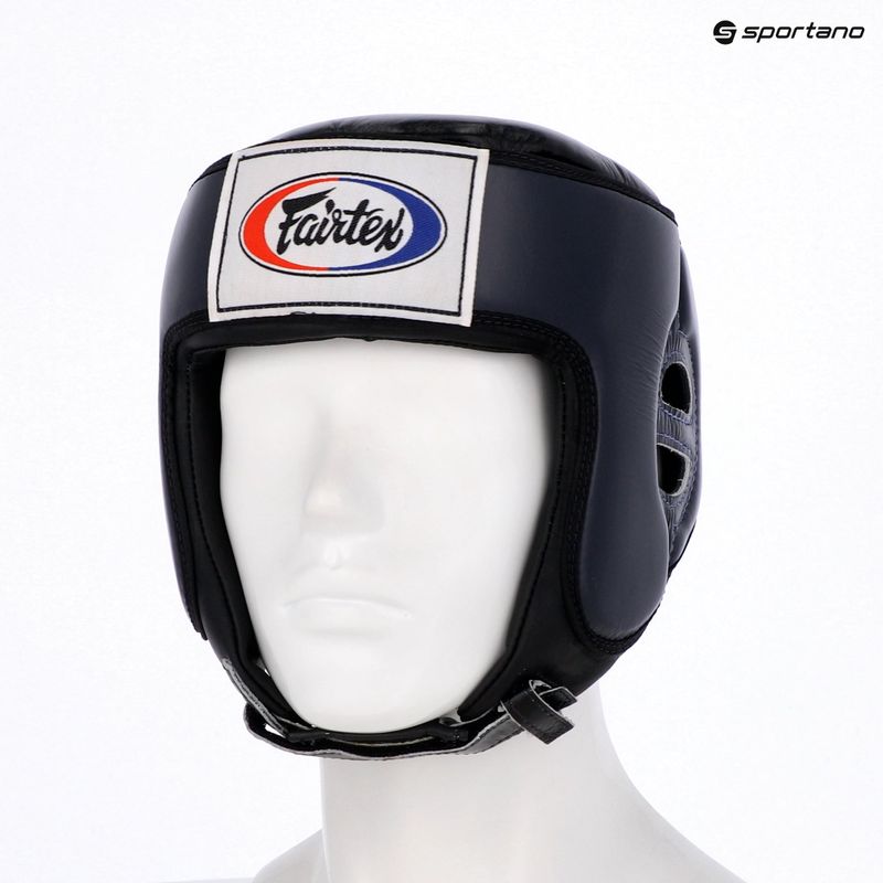 Fairtex Muay Thai & Kickboxing Competition helmet blue 4